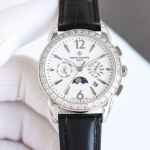 TW Factory Patek Philippe 42mm 9100 Movement 28800/H Italian Cawhide Leather Strap Watch